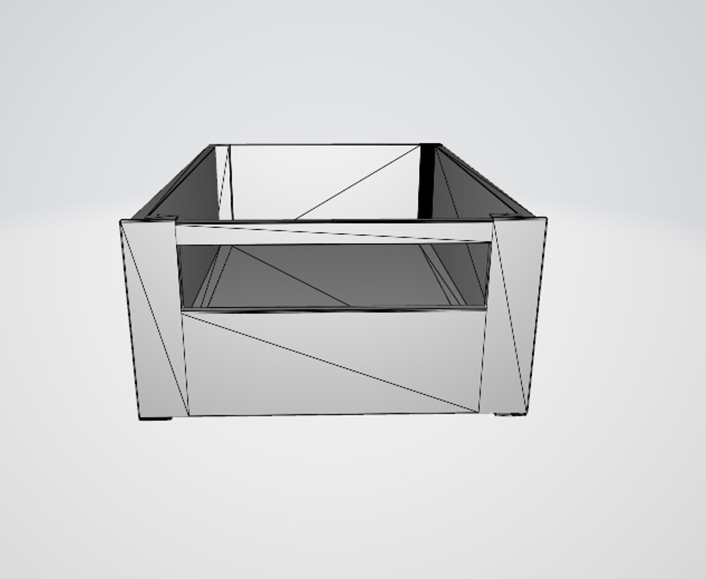 ML SYSTEM - VIVABOX - Panel na vnutorný šuflík 1200mm - BIELY