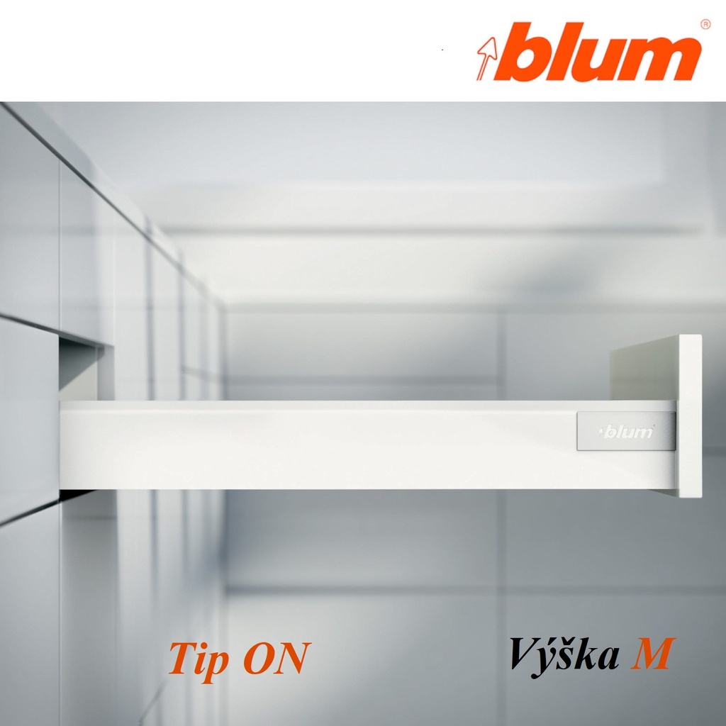 BLUM - ANTARO TOB - BIELA - KOMPLET SETY - sada -  M - 30kg TIP-ON