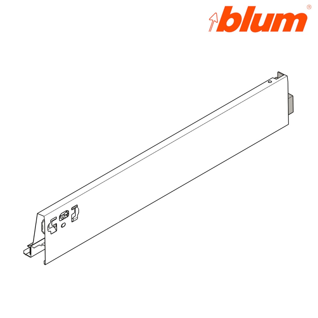 BLUM - ANTARO TOB - bok pravý M /bočnica/, 378M4502SA - 450 mm, BIELA   (kópia)