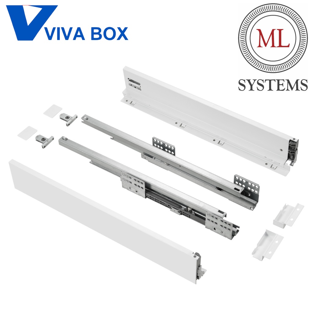 ML SYSTEM - VIVABOX na 18mm DTD /H86mm/ Biela - 3D - 1set