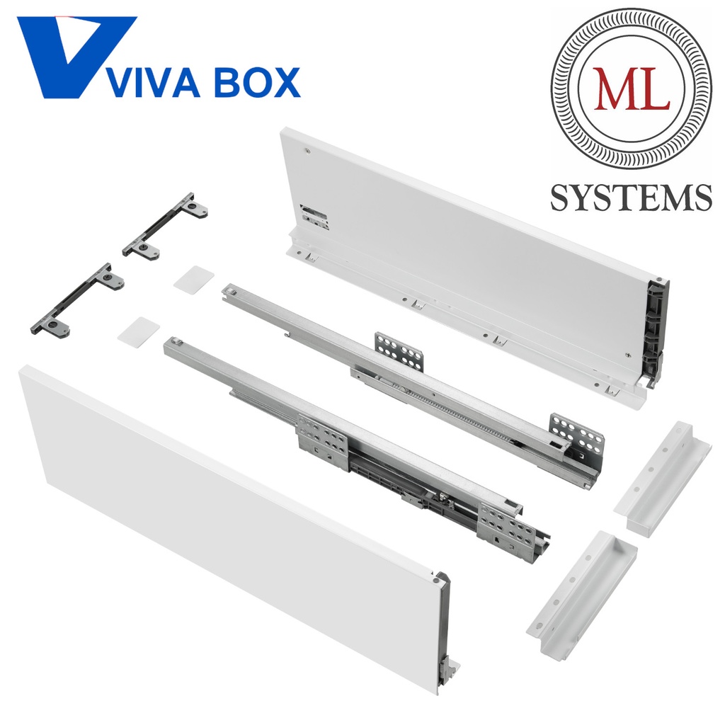 ML SYSTEM - VIVABOX na 18mm DTD /H167mm/ Biela - 3D - 1set