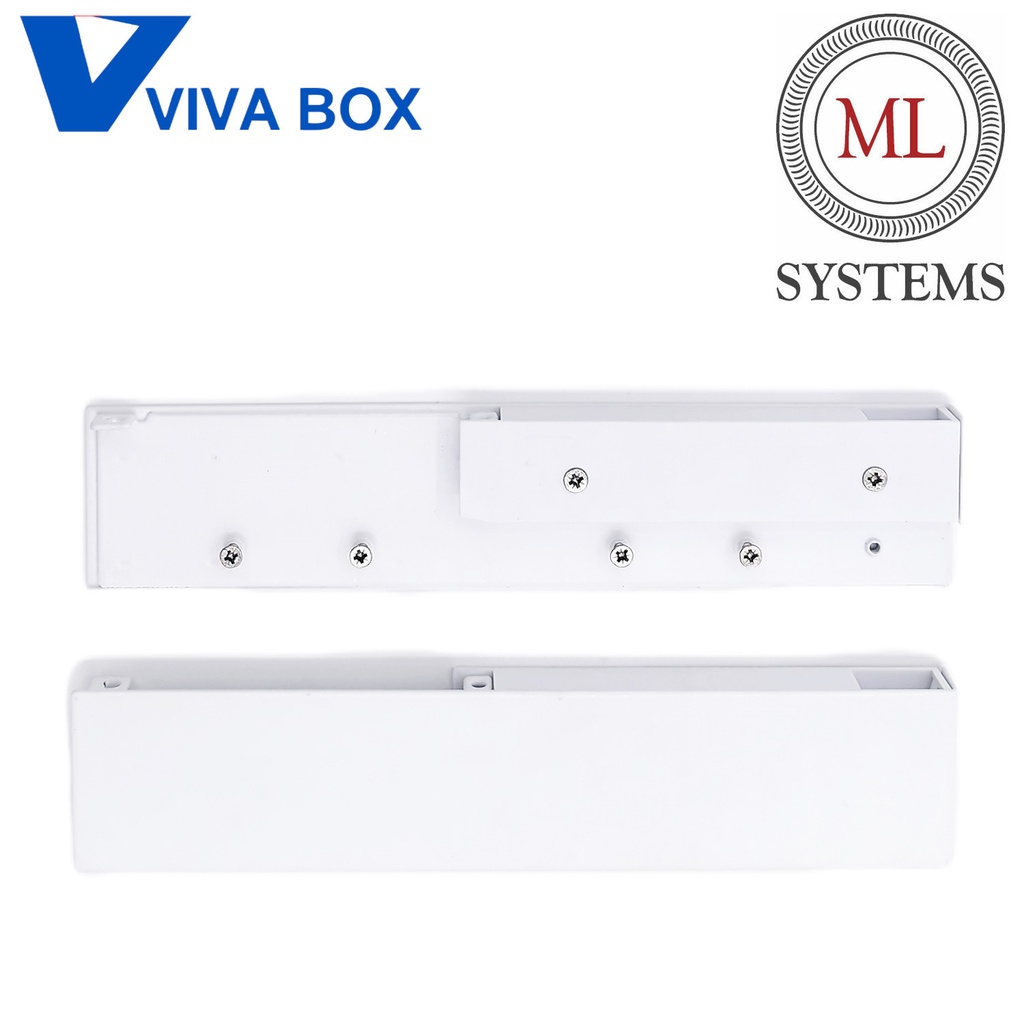 ML SYSTEM - VIVABOX - Úchyt na vnutorný šuflík 199mm - BIELY