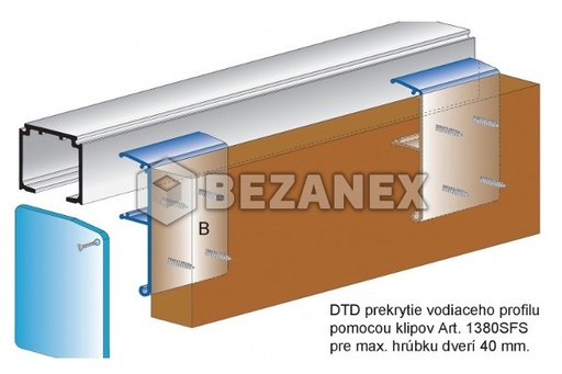 [2210293] TERNO  - Krycí profil 1380/A H=70mm , dlžka 2,0mt         