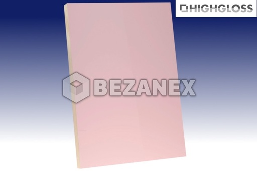 [2407846] AGT PLAIN - MDF 613 Pink / 18 x 1220 x 2800 mm ks         