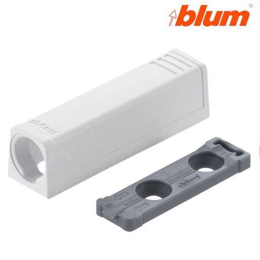 [2910042] BLUM Tip on - push adaptér bielý krátky /956.1201/