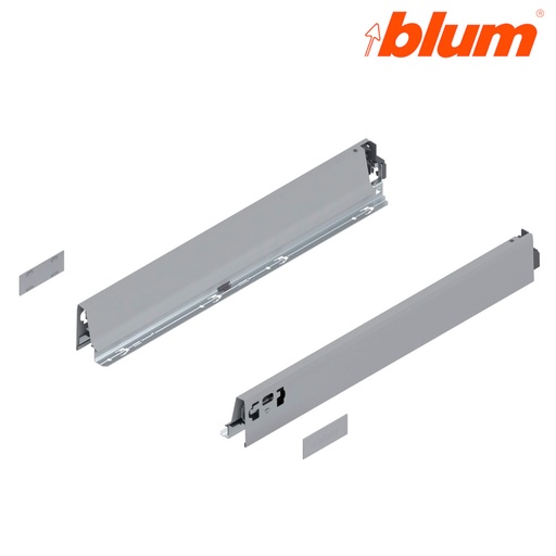 [2925011] BLUM - ANTARO TOB - boky M /bočnice/, 378M5002SA - 500 mm, BIELA  (kópia)