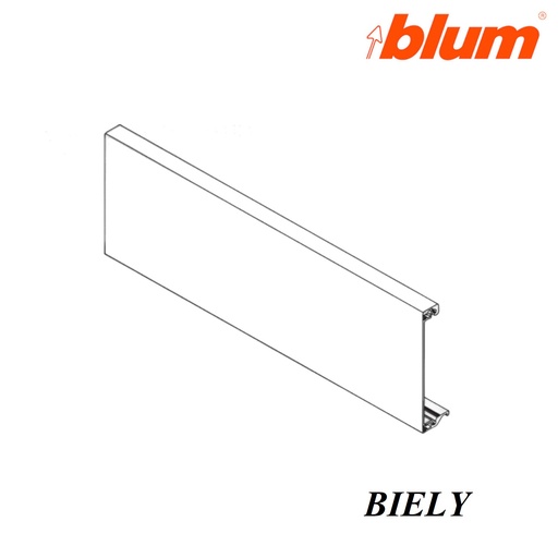 [2909897] BLUM - ANTARO TOB - predný plech na vnútornú zásuvku1200mm - Biela /Z31L1036A/